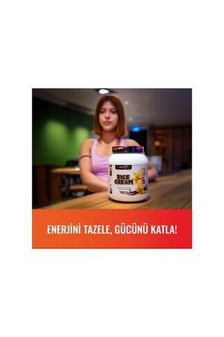 Rice Cream - Vanilla Dream: Vanilya Aromalı Pirinç Kreması 1500gr, 30 Porsiyon