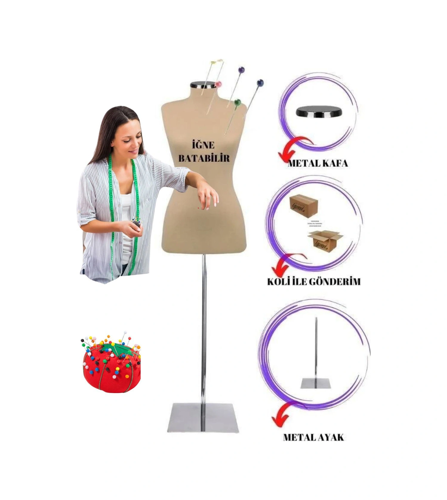 38 Beden Süngerli Terzi Mankeni Prova Mankeni- Farkı Keşfet 6028