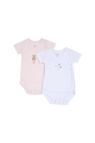 Chicco Kız Bebek 2li Kısa Kollu Body Set 09102083000000 000011 Pembe