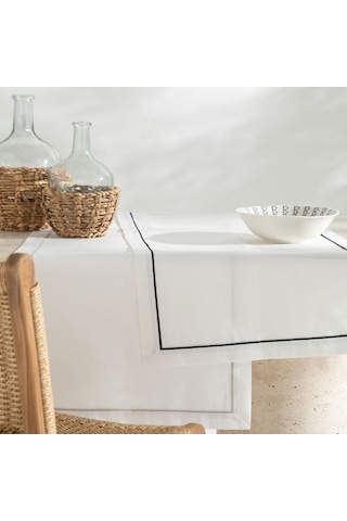 Mudo Home Buldan Keteni Runner Siyah Biyeli 50x130 Ekru