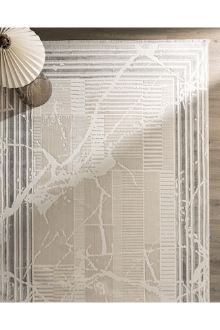 Madame Coco Ophelia Halı - Krem - 160x230 Cm Ekru