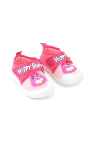 Gezer Yazlık Keten Kız Bebe Happy Birds Cırtlı Ayarlanabilir Ayakkabı Ga2ybm.03356.00.r66.0a Fuşya