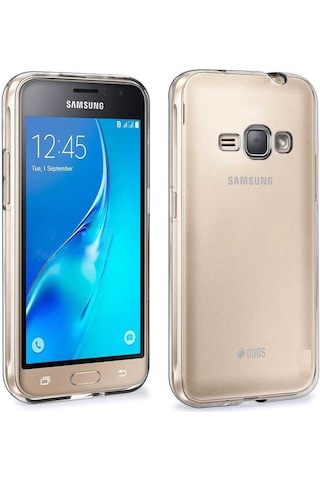 Samsung Uyumlu Galaxy J2 Prime Kılıf Zore Süper Silikon Kapak Renksiz