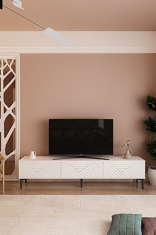 Tsa1804b - Ferro180 Tv Stand, Tv Sehpası Beyaz 180cm Beyaz