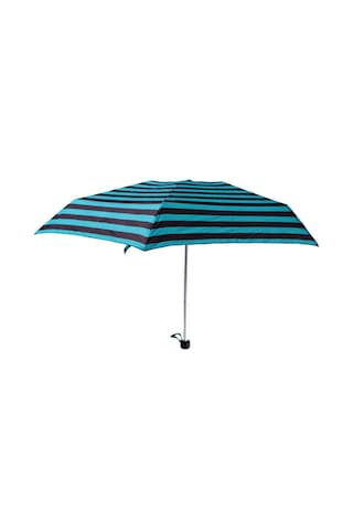 Biggdesign Moods Up Siyah Yeşil Çizgili Manuel Mini Şemsiye - Rüzgara Dayanıklı, Hafif, Renkli Tasarım Çok Renkli
