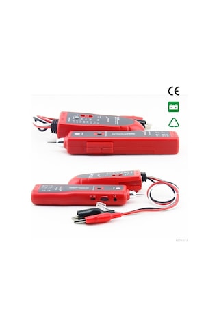 Nf-806r Ağ Kablosu Arıza Tespit Cihazı Test Cihazı Utp Stp Rj45 Rj11, Timsah Klipsli