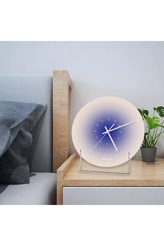 Homyl Duvar Saati Dekoratif Saat Geçmiyor Sessiz Minimalist Masa Stil B