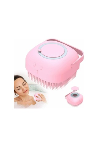 Banyo Duş Kesesi Sabun Duş Jeli Hazneli Masaj Fırçası Lif Kese Çok Renkli