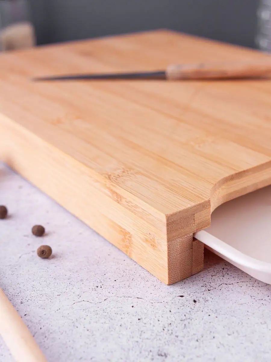 Good Sale Bambu Kesme Tahtası Kaplamalı, 36x27 140799287 Bej