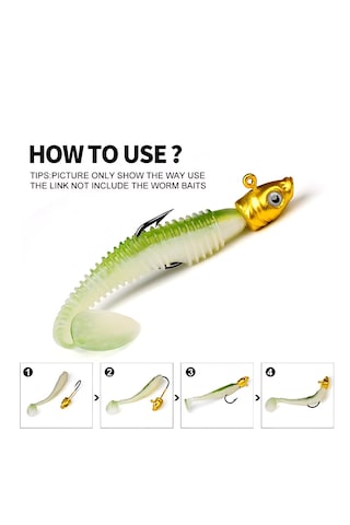 Hokkaido 5 Adet,5 Farklı Renk,her Renkten 1'er Adet, 3,5 Gram Jig