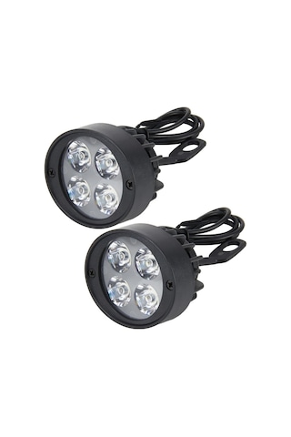 Knmaster Badger 12w Ayna Bağlantılı Motosiklet Sis Farı Takımı N11.3413