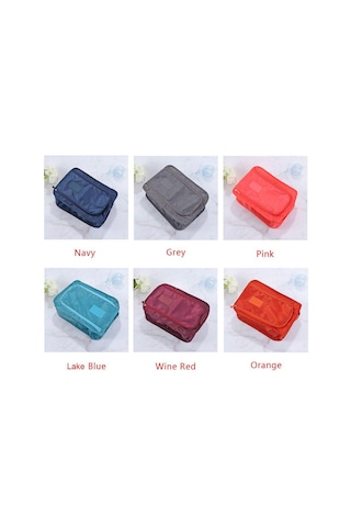 Moda Düzenleme Kutusu Su Geçirmez Seyahat Ambalaj Düzenleyici Çanta Ayakkabı Saklama Çantası Ev Yaşam Şarap Kırmızısı