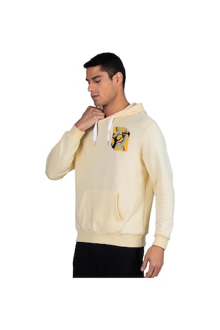 Kappa Erkek Sweatshirt Authentic Graphik Vincent Tk Fleece 341H5W Bej