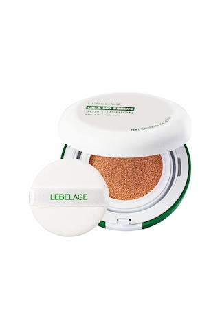 Lebelage Yağlanma Karşıtı Centella İçeren Kapatıcı Güneş Koruyucu LEBELAGE NO Sebum Cushion SPF50+ pa++++