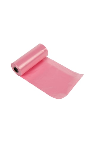 Budibu Köpek Kaka Poşeti Dışkı Torbası12 Rulo + Taşıma Çantası Pembe