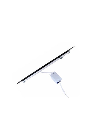 Lampist Siyah Çerçeveli Slim Sıva Altı Panel Led 3w 8,3 Cm Beyaz Işık Beyaz - Siyah