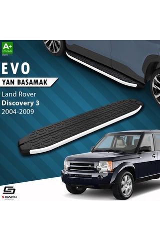 S-dizayn Land Rover Discovery 3 Evo Aluminyum Yan Basamak 193 Cm 2004-2009