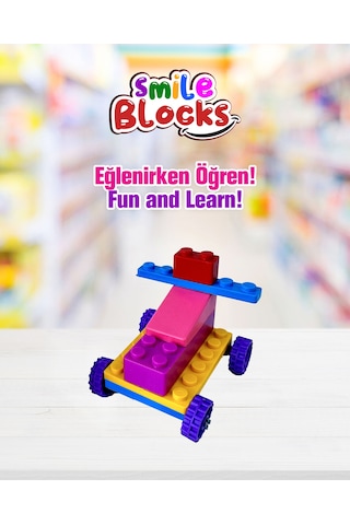 Smile Blocks  540 Parça Plastik Kutulu Mikro Blok