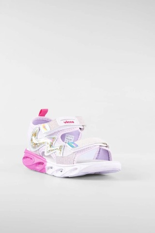 Vicco Legendy 332.f25y.179 Kız Çocık Işıklı Sandalet Lila 31-35 Lila