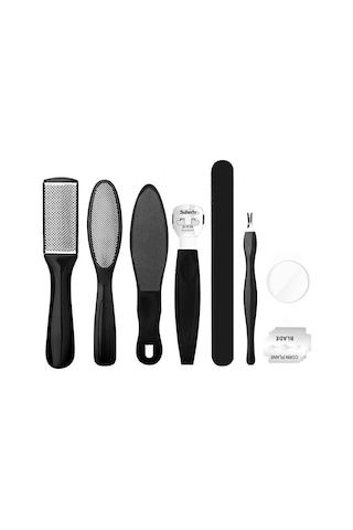 8 Adet/takım Profesyonel Ayak Bakımı Pedikür Nasır Ölü Cilt Sökücü Ayak Dosya Mısır Temizleme Aracı