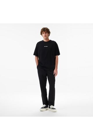 United4 Unıted4 Regular Fit Erkek Siyah Pantolon Seka Siyah