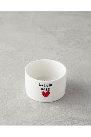 Lovely Stoneware 4'lü Çerezlik 6,5 Cm Kırmızı