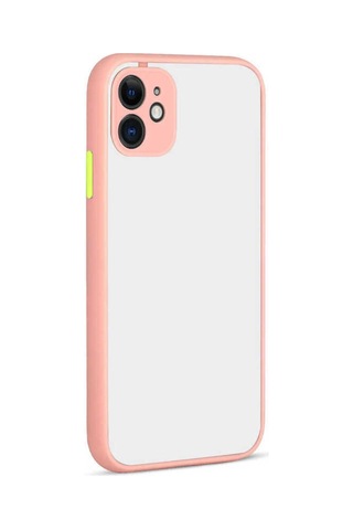 Apple Uyumlu iPhone 11 Pro Max Kılıf Zore Hux Kapak Pembe
