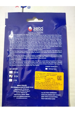 Dereotu Tohumu 10 Gr Derebey