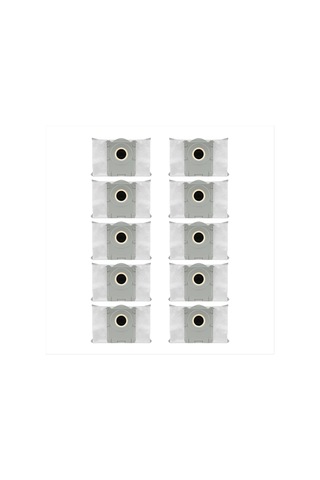 Gildedwill Ecovacs Deebot X11/x11 Pro Elektrikli Süpürge Aksesuarları Yedek Parçaları İçin Toz Torbası Dokumasız Çöp Torbaları 10 Adet