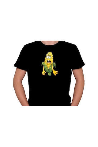 Mısır Yorgun Popcorn Solgun Tişört Unisex T-shirt 001