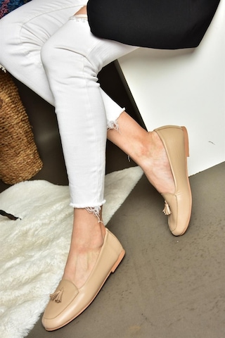 Fox Shoes R667001203 Ten Hakiki Deri Babet Ten Rengi