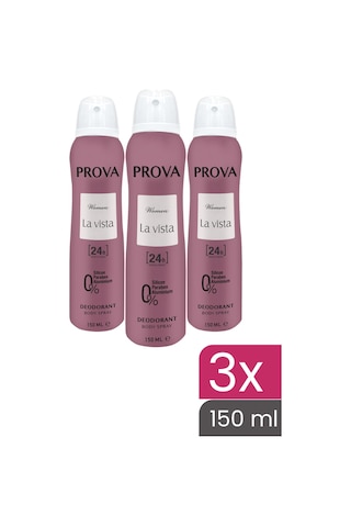 Prova La Vista Kadın Deodorant 3 x 150 ML
