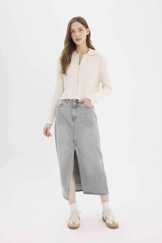 Defacto Long Fit Midi Jean Etek E1302ax25spnm55 Gri