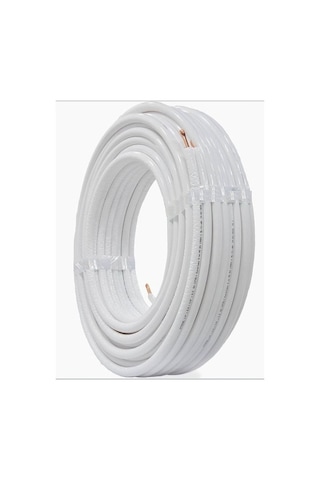 Klima Bakır Boru 9 Mm Çiftli 1/4" X 0 8 + 1/2" X 0 8 Mm Maxı 10 Metre