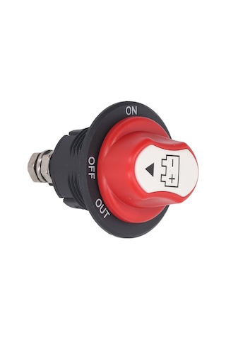 Moveevo Akü Kesici Anahtarı 100a - 32vdc, Araç/bot Güvenliği, Akü Tüketimini Engeller, Kolay Kurulum, Pc Ve Bakır Malzeme