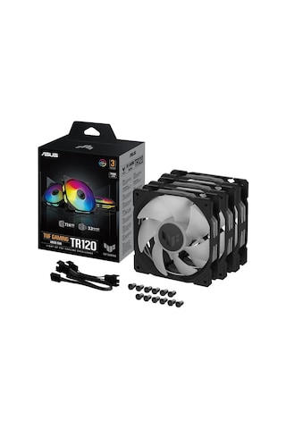 Asus Tuf Gaming Tr120 Argb Siyah Kasa Fanı - Üçlü Paket