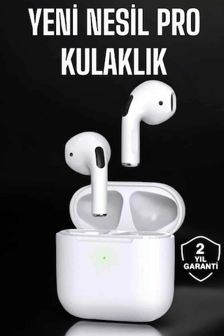 Beyaz Yeni Nesil Pro Bluetooth Kulaklık Yüksek Ses Kaliteli Anc Özelliği Çok Renkli 05979617