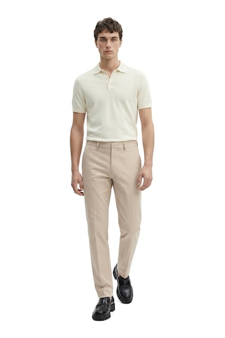 Düz Kumaş Slim Fit Klasik Erkek Pantolon Rafael Bej