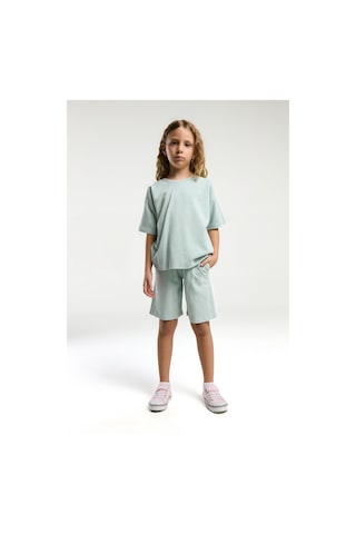 U.S. Polo Assn. Kız Çocuk Yeşil Bermuda Takım Us2089-c-v1 Yeşil