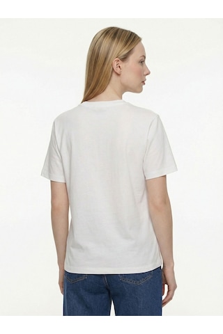 LOFT Regular Fit Kadın Tshirt K.kol Lf2042208 Q1.v1 Beyaz