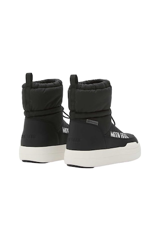 N001 Black Bot Kız Çocuk 80d3440090 Moon Boot Jr Park Tube Mid Wp Siyah