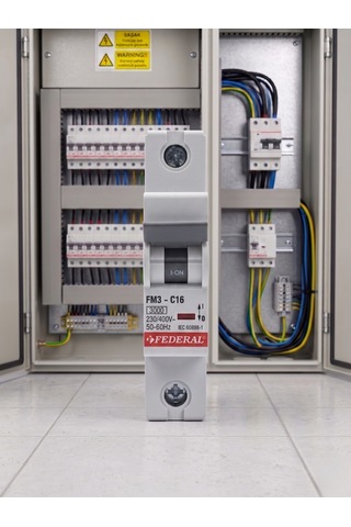 12 Adet Federal 1x16 A C Tipi 3ka Otomatik Sigorta Fm3-c 9ec-c0331-0d16