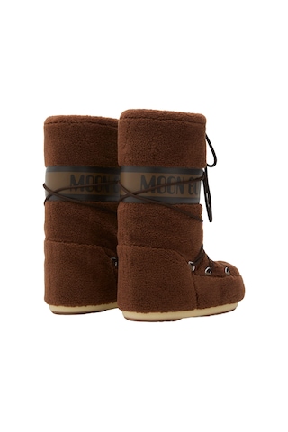 M004 Brown Bot Kar Kadın 80d1403080-m004 Moon Boot Icon Fleece Brown Kahverengi