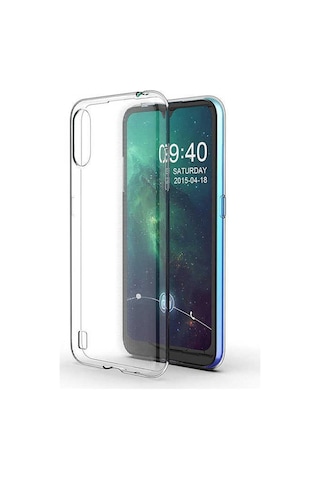 Samsung Uyumlu Galaxy A01 Kilif Silikon Seffaf Koruma Süper 527677287