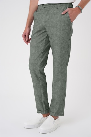 Efor Comfort Fit Kırçıllı Beli Lastikli Yeşil Jogger Pantolon P 1176 Yeşil