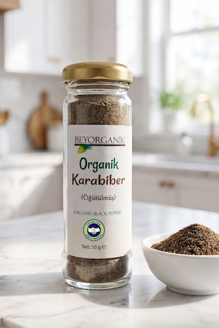 Beyorganik Organik Karabiber Öğütülmüş 50 G