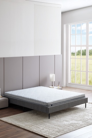 Optimum Flex Yatak, Orvia Karyola 2'li Set - Bej