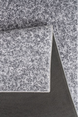 Plato Halı Parantez Saltanat Lüks Oturma Odası, Salon, Antre, Yıkanabilir Polyester Kaymaz Taban Gri Halı