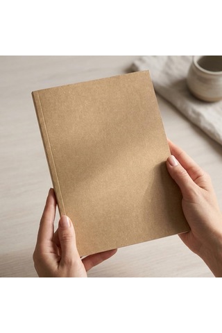 Amerikan Ciltli, A6 Noktalı Defter, 64 Yaprak, 110 Gr. Ivory Kağıt, Ofis İçin İdeal, Plan A6 Kraft Kapak Genel