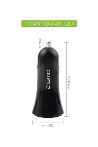 2.4a Usb Araç Çakmaklık Şarj Cihazı Dc 12-24v Giriş
